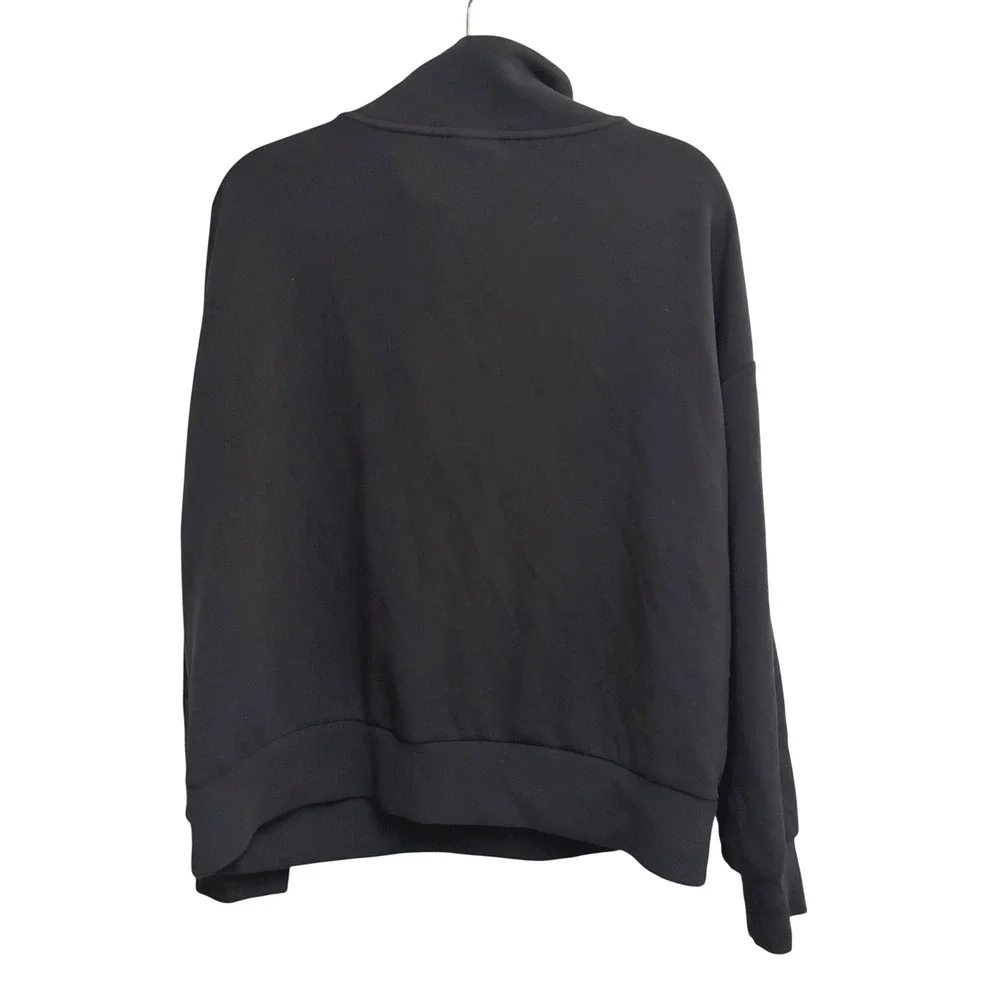 Varley Hawley DoubleSoft Half Zip Pullover Sweatshirt Black XL - Picture 11 of 11
